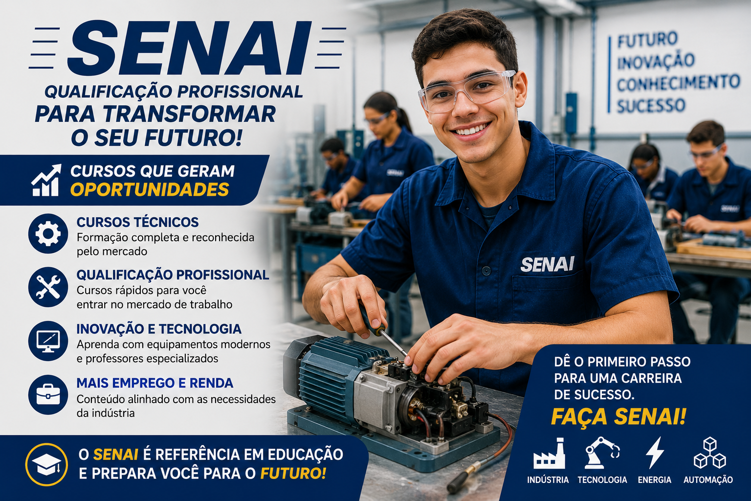 SENAI: Guia Completo Sobre Cursos, Oportunidades e Como Construir uma Carreira de Sucesso