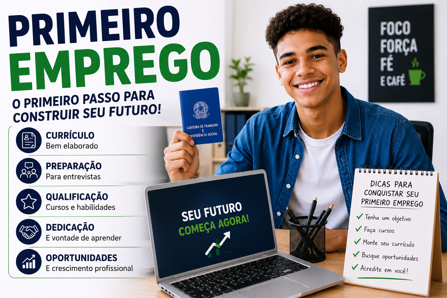 Primeiro Emprego: Guia Completo Para Ingressar no Mercado de Trabalho e Construir uma Carreira de Sucesso