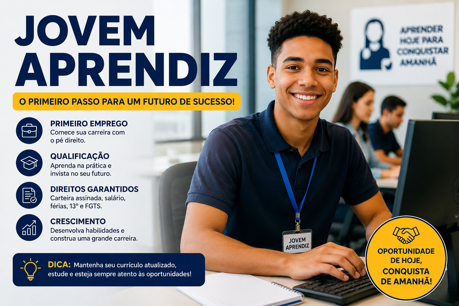 Jovem Aprendiz: Guia Completo Para Conquistar o Primeiro Emprego e Iniciar uma Carreira de Sucesso