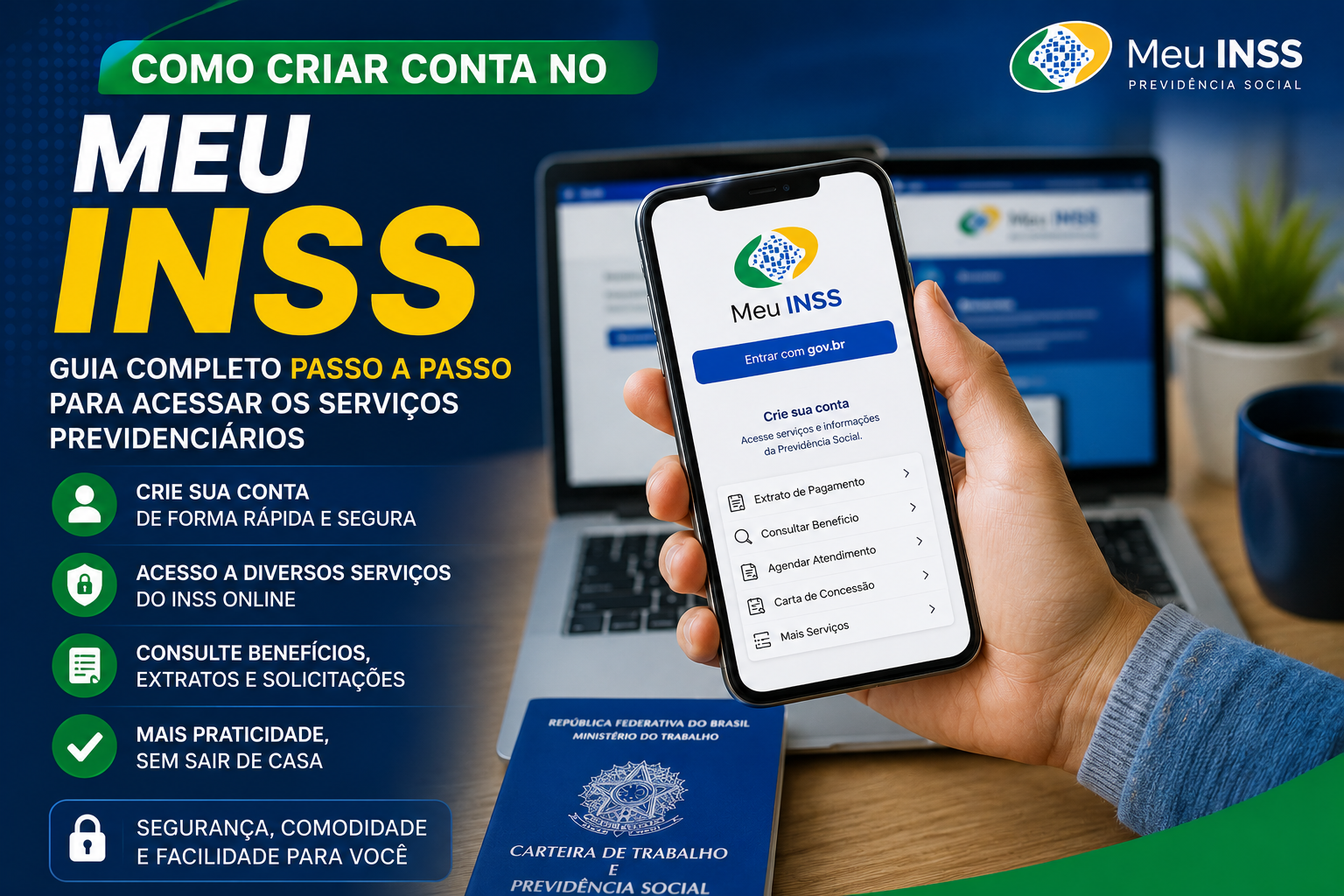 Como Criar Conta no Meu INSS: Guia Completo Passo a Passo Para Acessar os Serviços Previdenciários