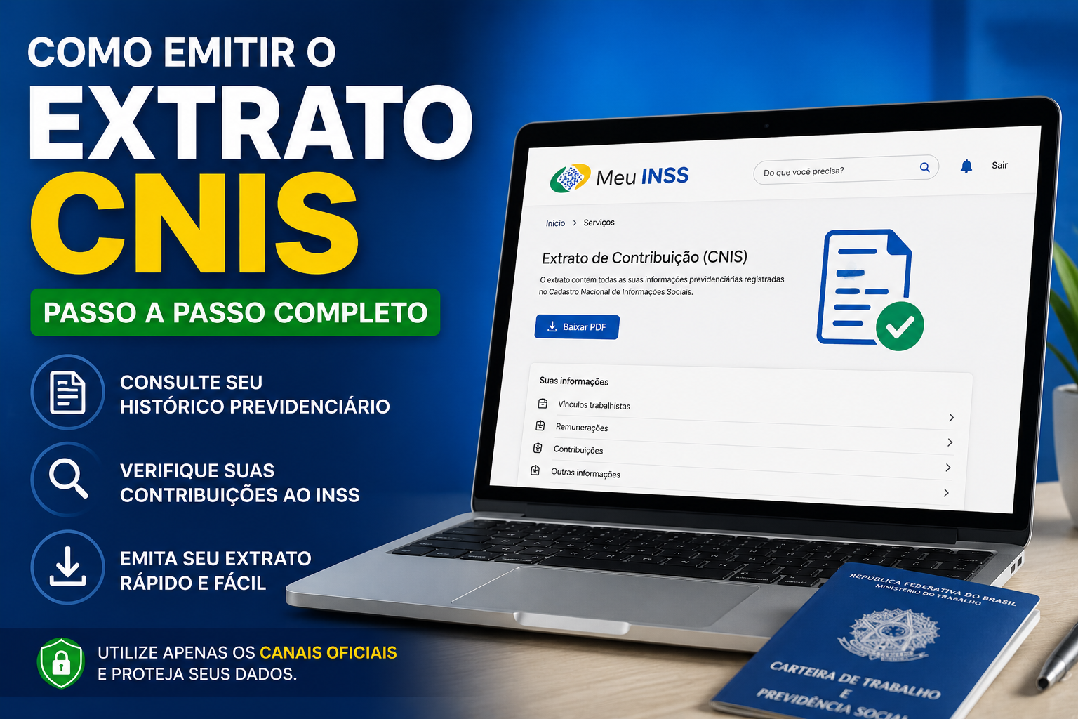 Como Emitir o Extrato CNIS: Guia Completo Para Consultar Seu Histórico Previdenciário