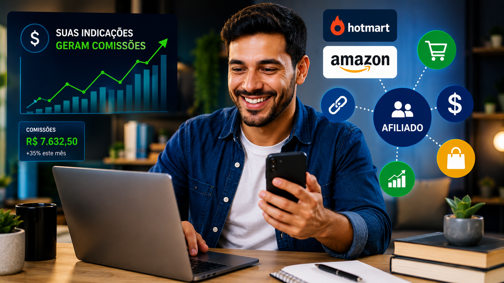 Marketing de Afiliados: Como Ganhar Comissões Indicando Produtos na Internet