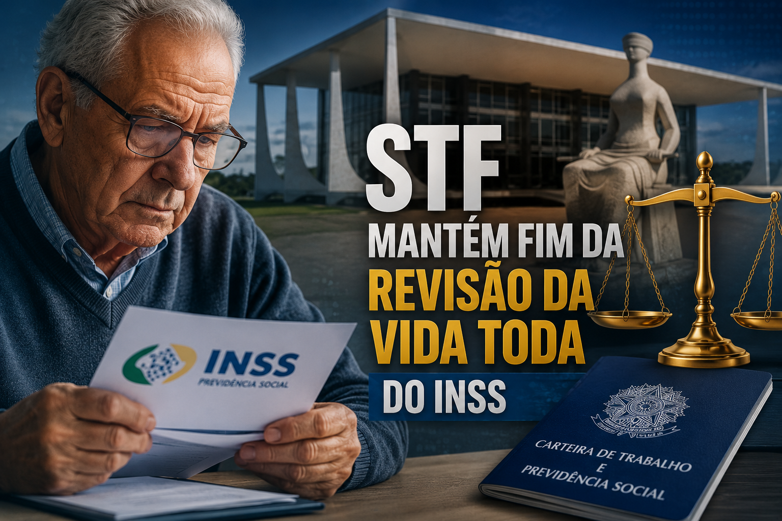 STF Forma Maioria e Mantém Fim da Revisão da Vida Toda do INSS; Entenda o Que Muda Para os Aposentados