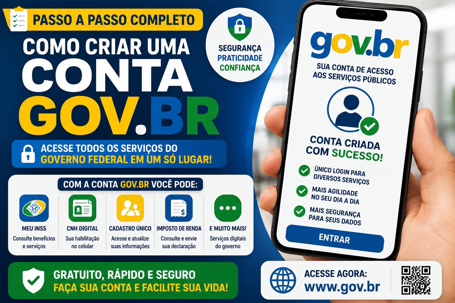 Como Criar uma Conta Gov.br: Passo a Passo Completo