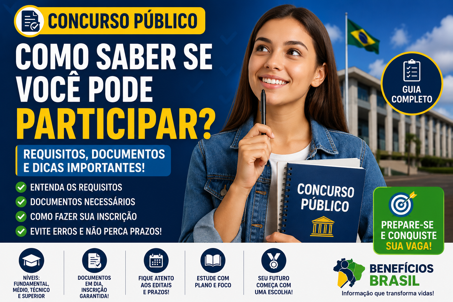 Como Saber se Você Pode Participar de um Concurso Público: Requisitos e Documentos Necessários