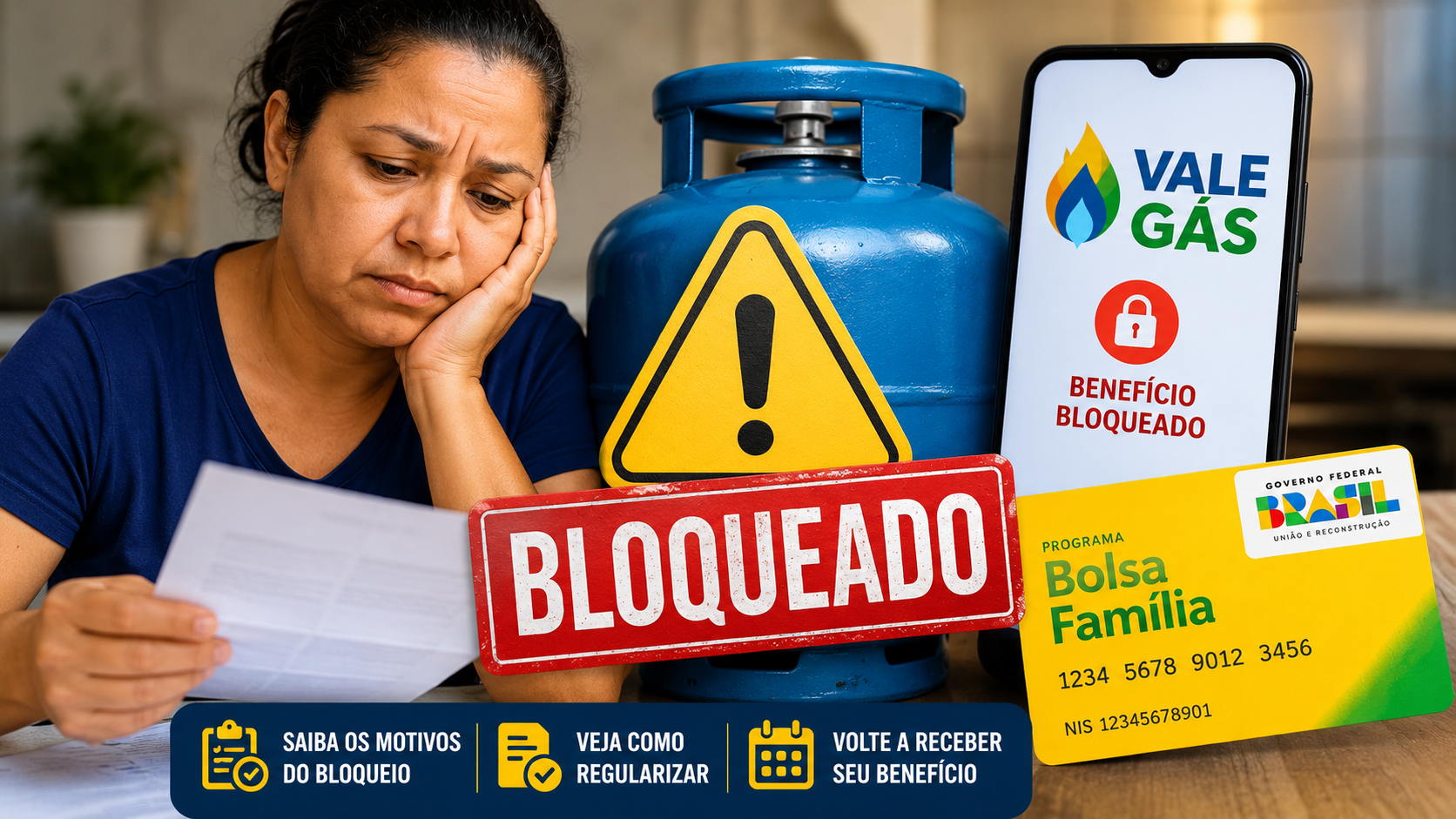 Vale Gás Bloqueado: O Que Fazer Para Voltar a Receber o Benefício?
