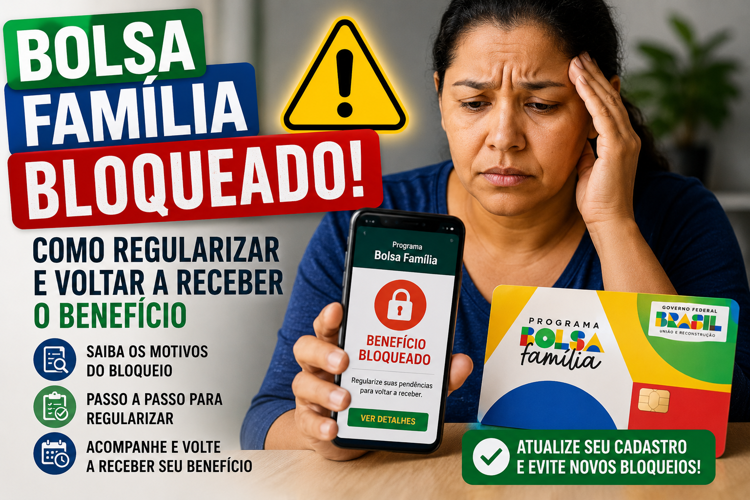 Bolsa Família Bloqueado: Como Regularizar e Voltar a Receber o Benefício