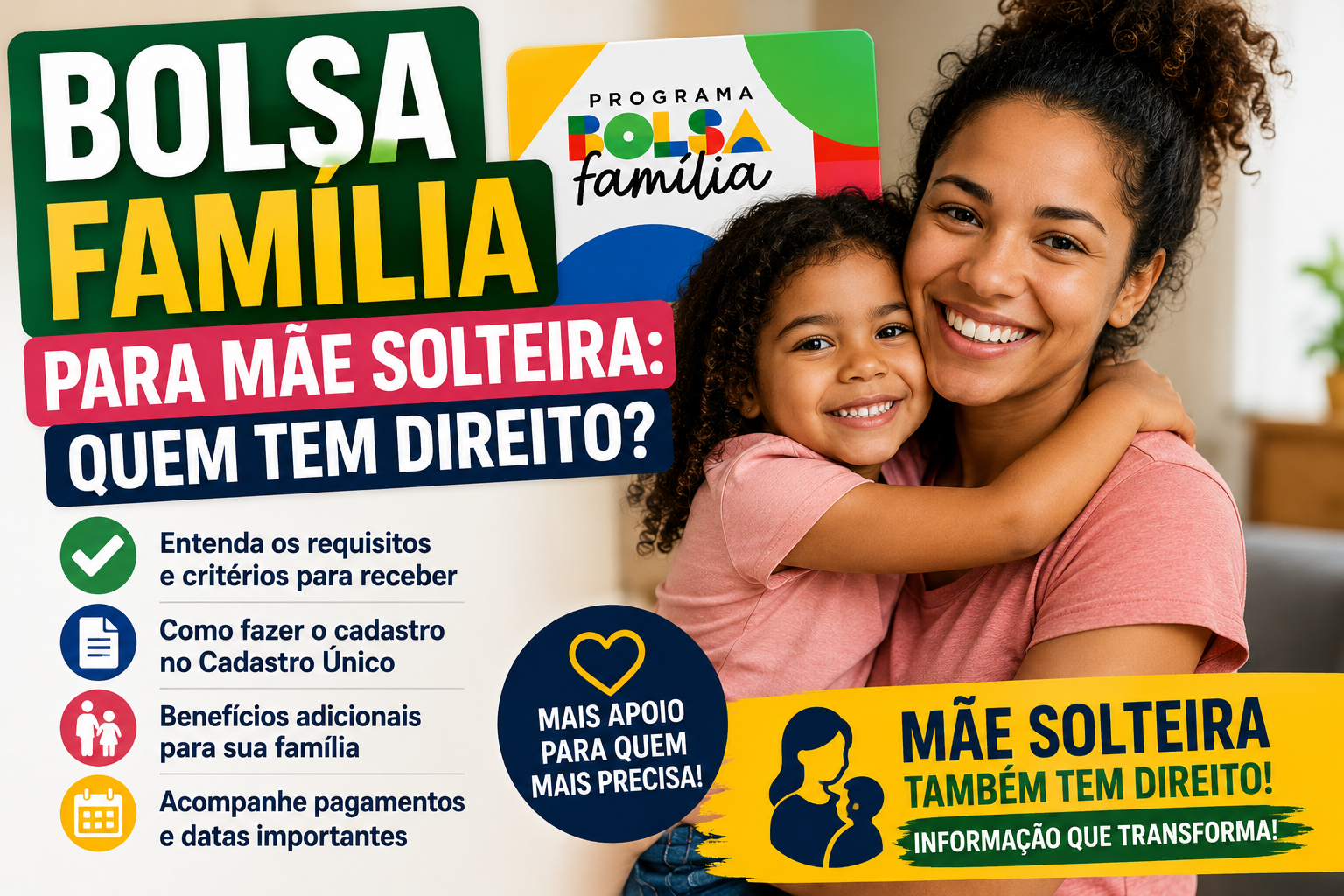 Bolsa Família Para Mãe Solteira: Quem Tem Direito e Como Solicitar o Benefício?
