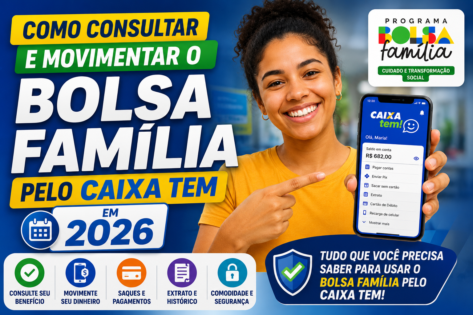 Como Consultar e Movimentar o Bolsa Família Pelo Caixa Tem em 2026
