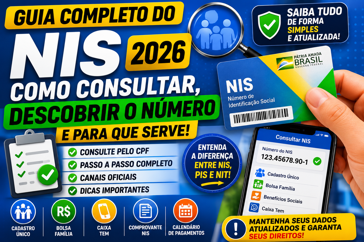 Guia Completo do NIS 2026: Como Consultar, Descobrir o Número e Para Que Serve