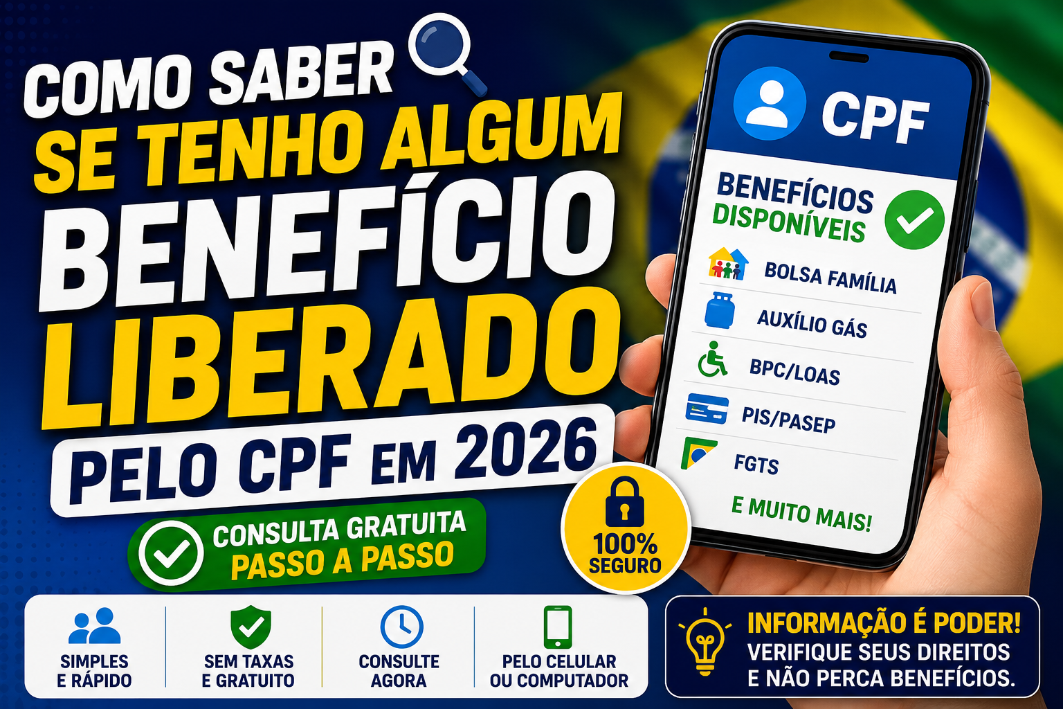 Como Saber se Tenho Algum Benefício Liberado Pelo CPF em 2026: Consulta Gratuita Passo a Passo