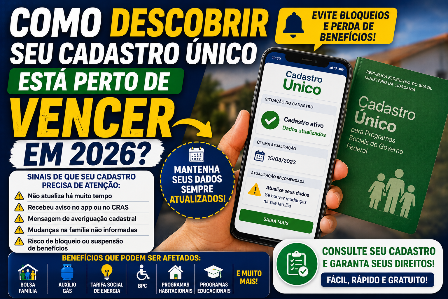 Como Descobrir se Seu Cadastro Único Está Perto de Vencer em 2026 e Evitar Bloqueios
