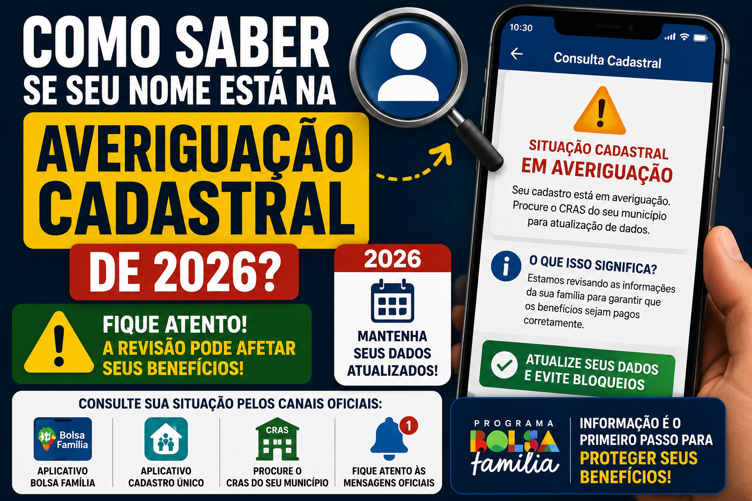 Como Saber se Seu Nome Está na Averiguação Cadastral de 2026