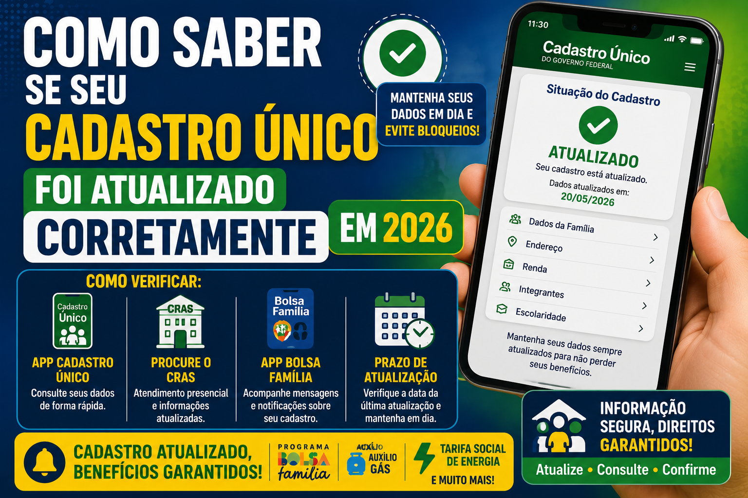 Como Saber se Seu Cadastro Único Foi Atualizado Corretamente em 2026