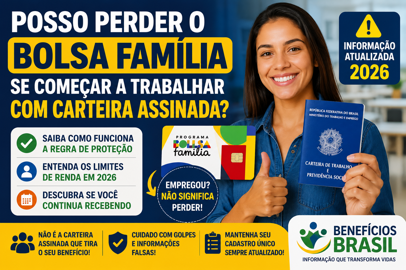 Posso Perder o Bolsa Família se Começar a Trabalhar com Carteira Assinada?