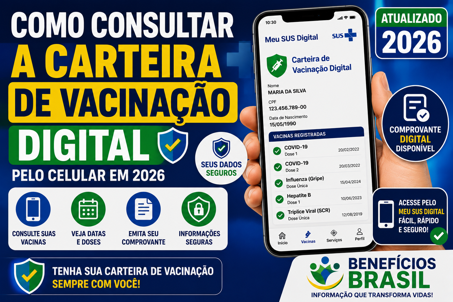 Como Consultar a Carteira de Vacinação Digital Pelo Celular em 2026