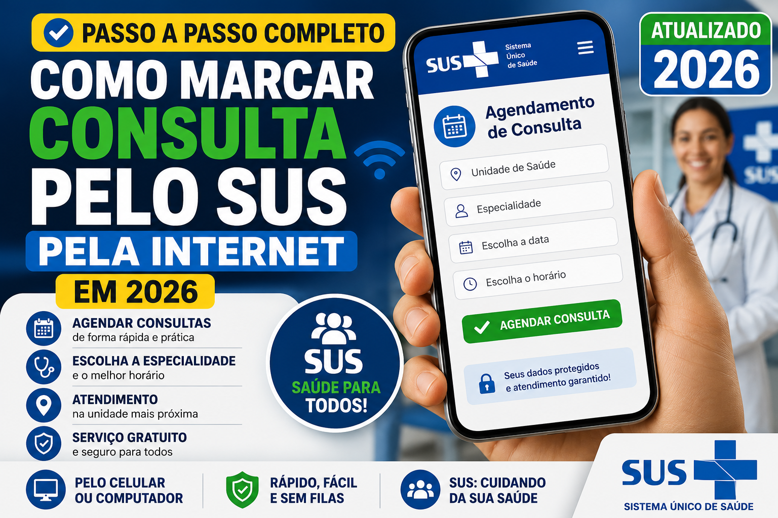 Como Marcar Consulta Pelo SUS Pela Internet em 2026: Guia Completo