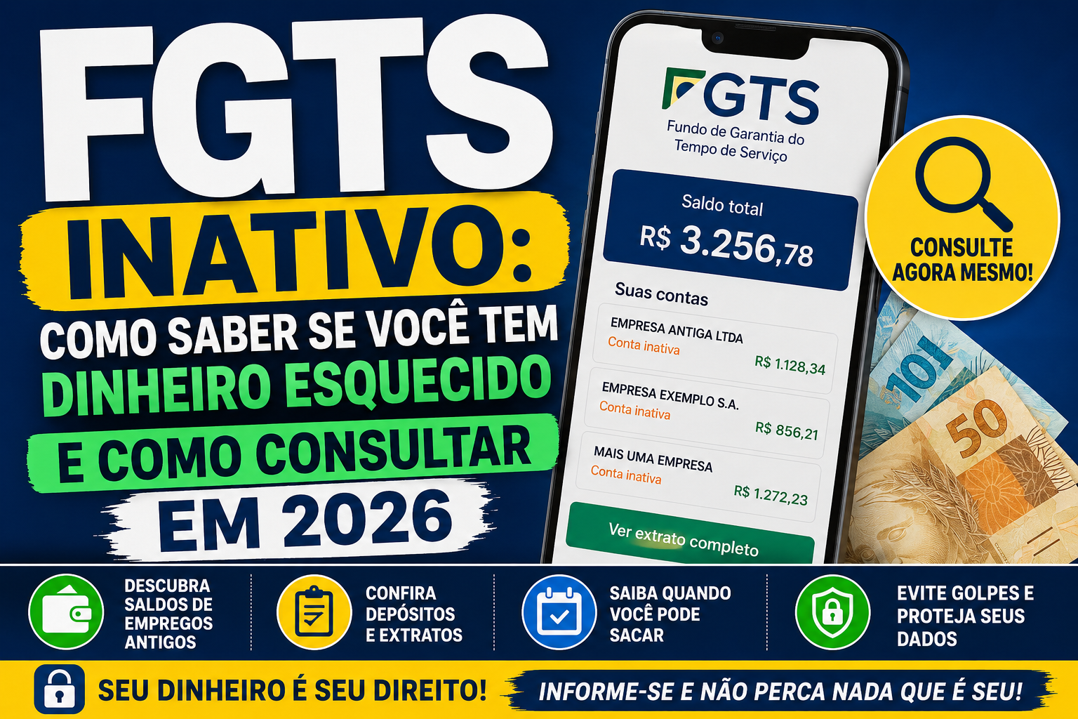FGTS Inativo: Como Saber se Você Tem Dinheiro Esquecido e Como Consultar em 2026