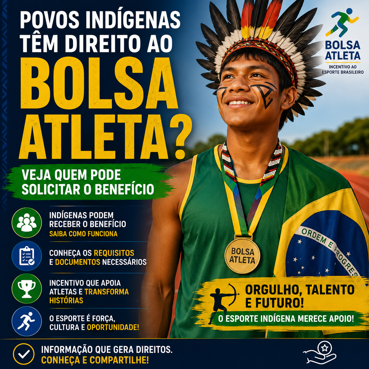 Povos Indígenas Têm Direito ao Bolsa Atleta? Veja Quem Pode Solicitar o Benefício