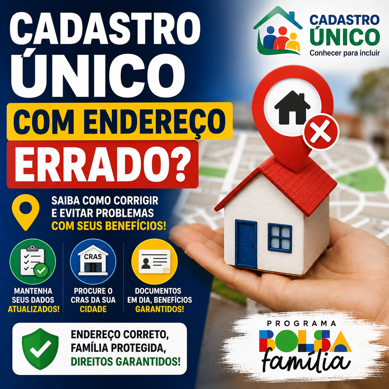 Cadastro Único com Endereço Errado: Pode Bloquear Benefícios? Veja Como Corrigir