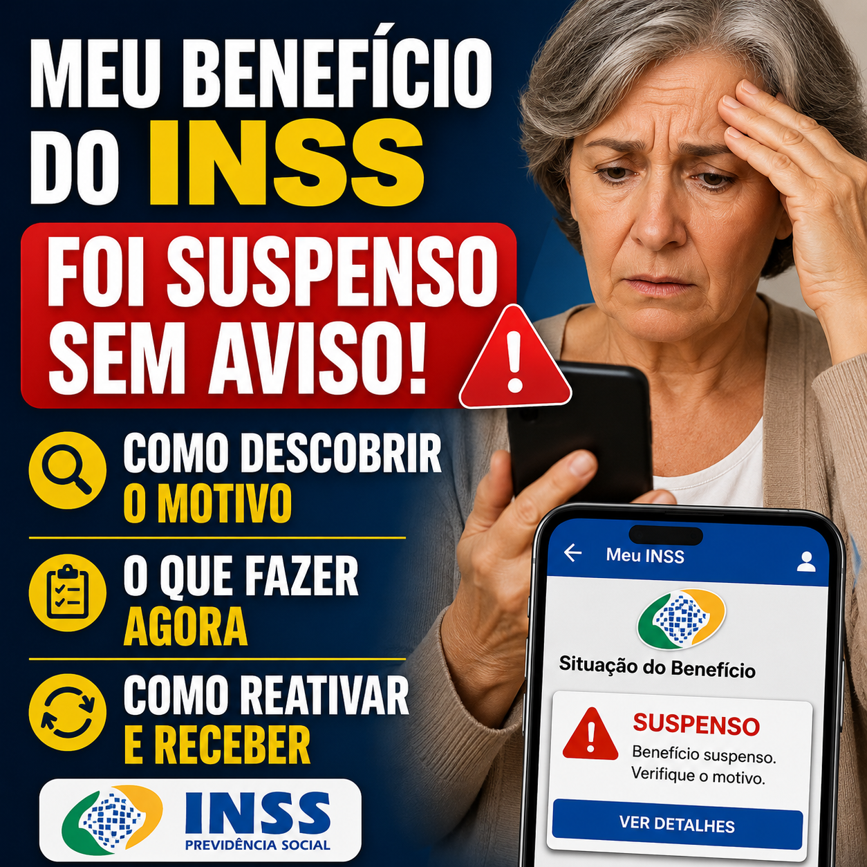Meu Benefício do INSS Foi Suspenso Sem Aviso: Como Descobrir o Motivo e o Que Fazer